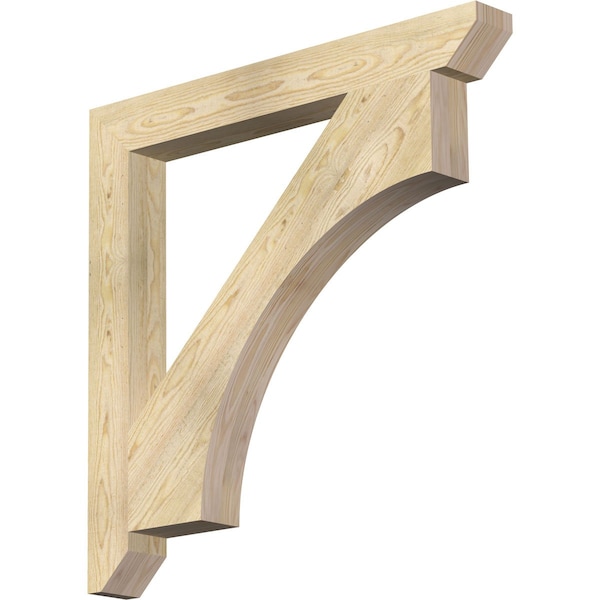 Ekena Millwork Westlake Slat Rough Sawn Bracket, Douglas Fir, 4"W x 36"D x 36"H BKT04X36X36WTL06RDF - main
